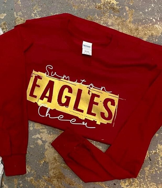 School cheer cursive vinyl
