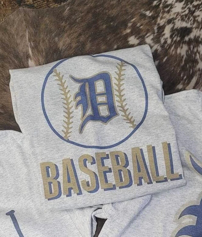 School letter baseball with ball