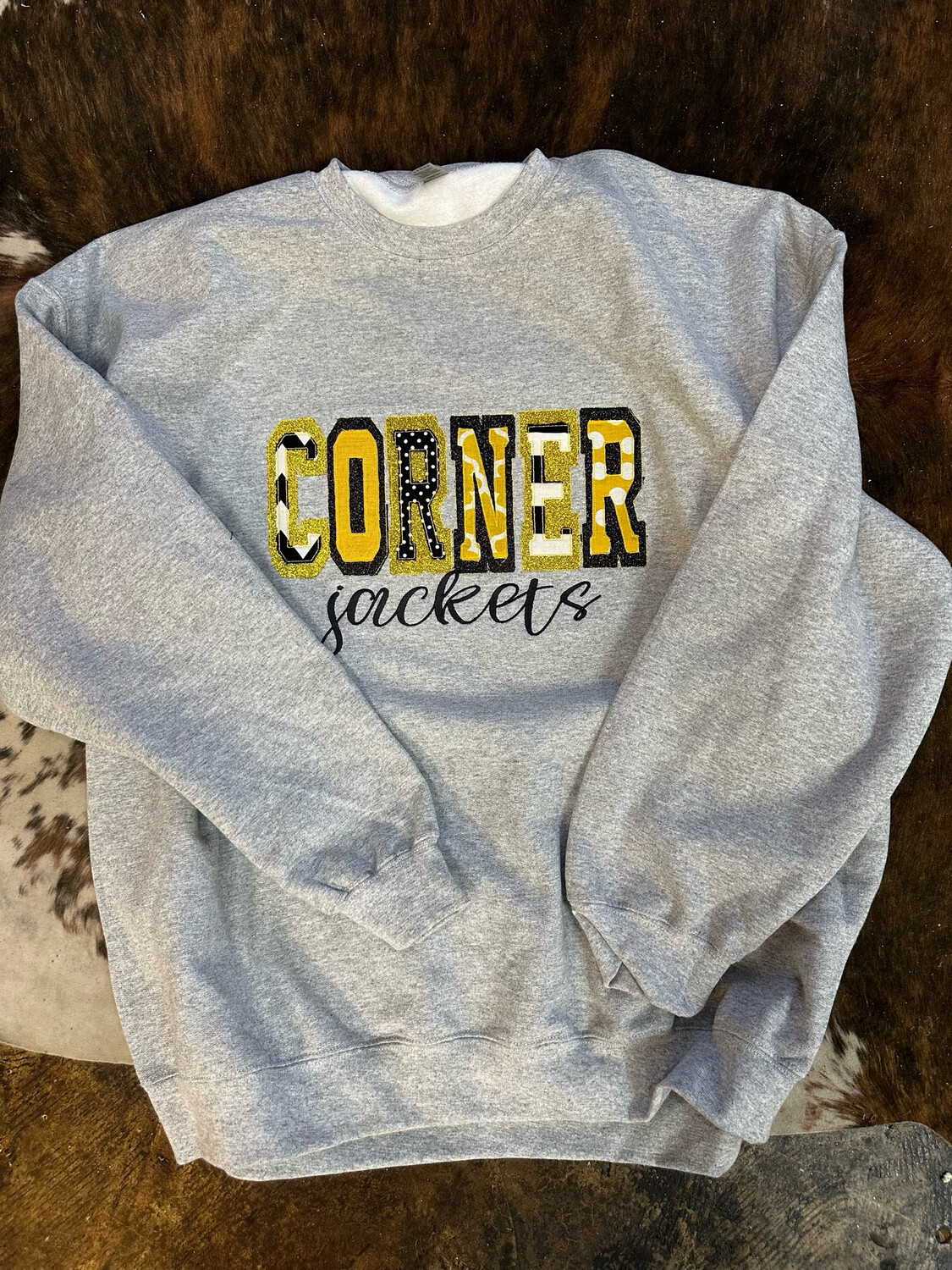 School stitched sweatshirt