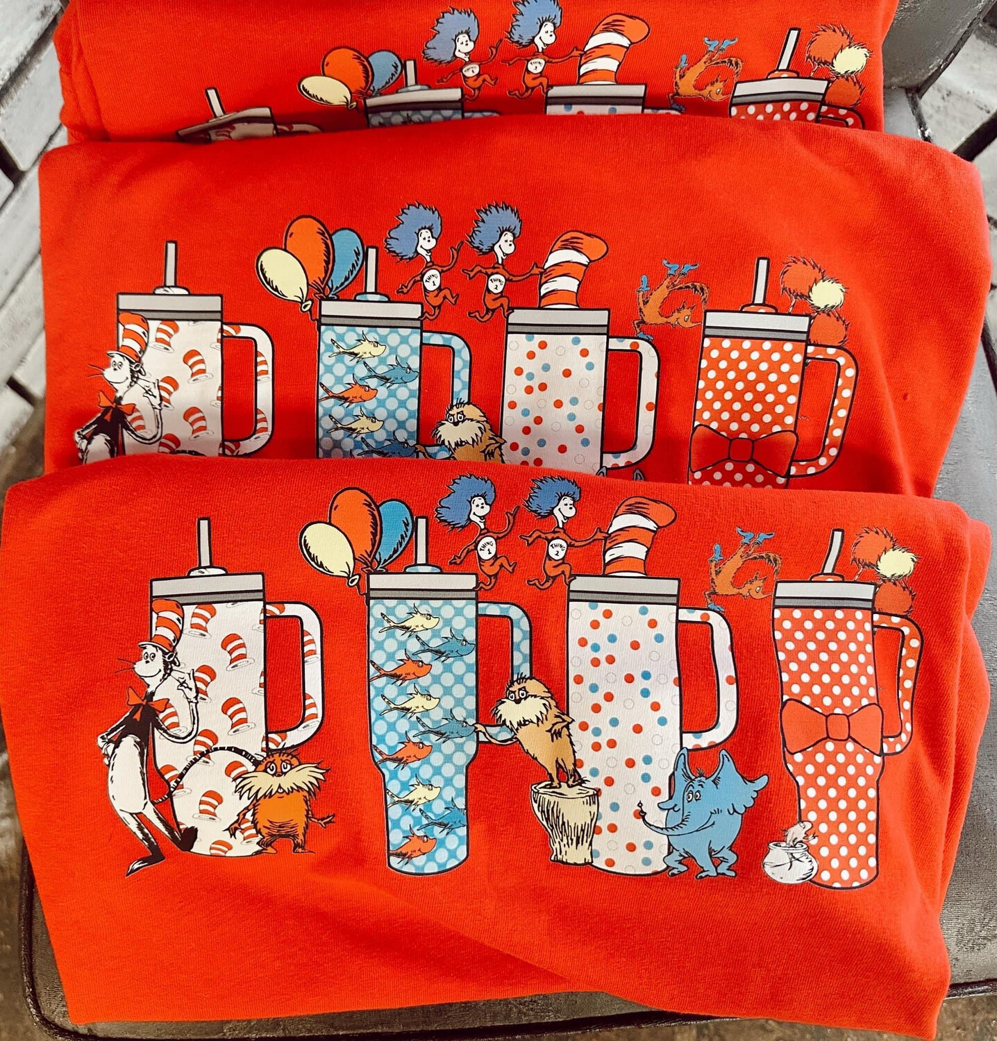 Dr. Seuss cups transfer