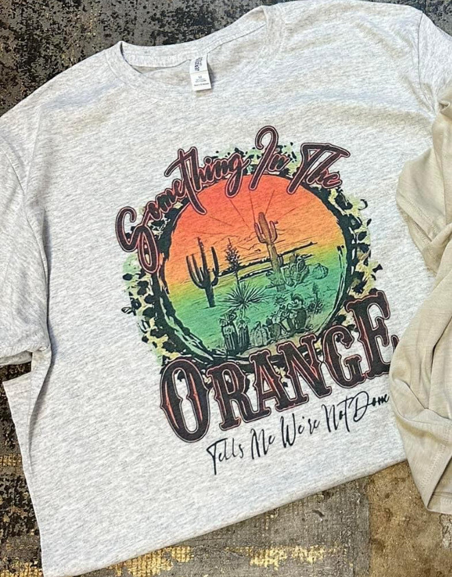 Something in the orange western circle