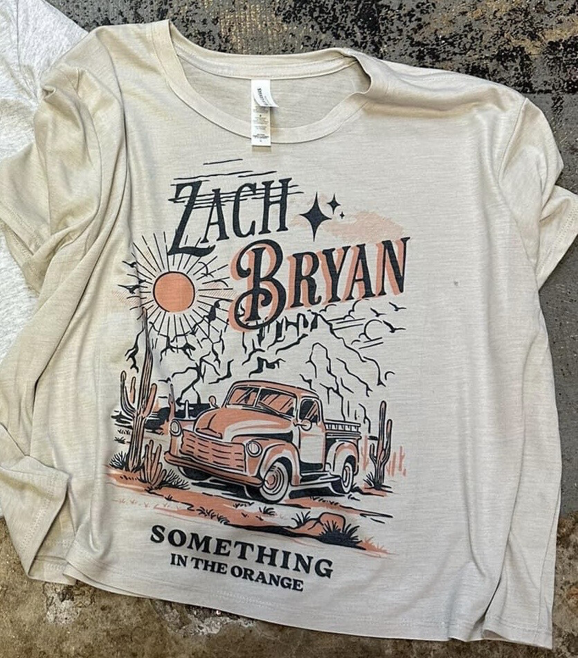 Zach bryan something in the orange w truck