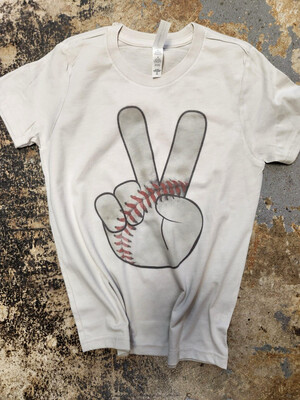 Peace sign baseball/softball