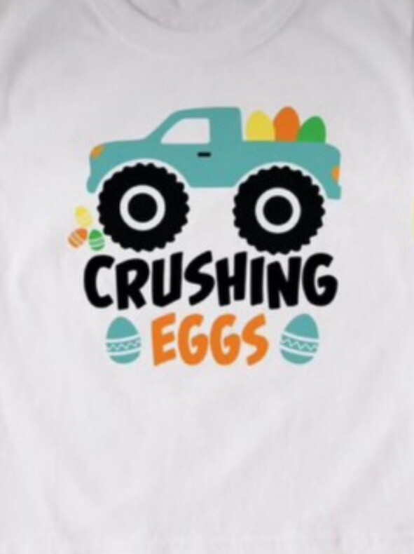 Crushing eggs