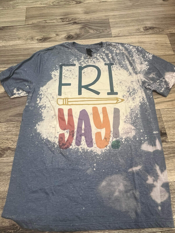 Fri-yay w pencil bleached
