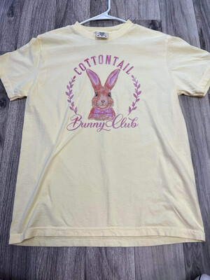 Cottontail bunny club front face bunny transfer