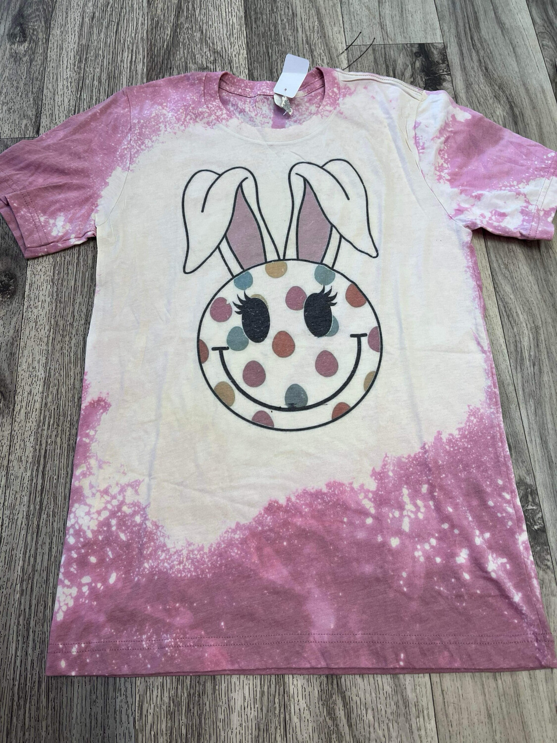Smiley bunny bleached