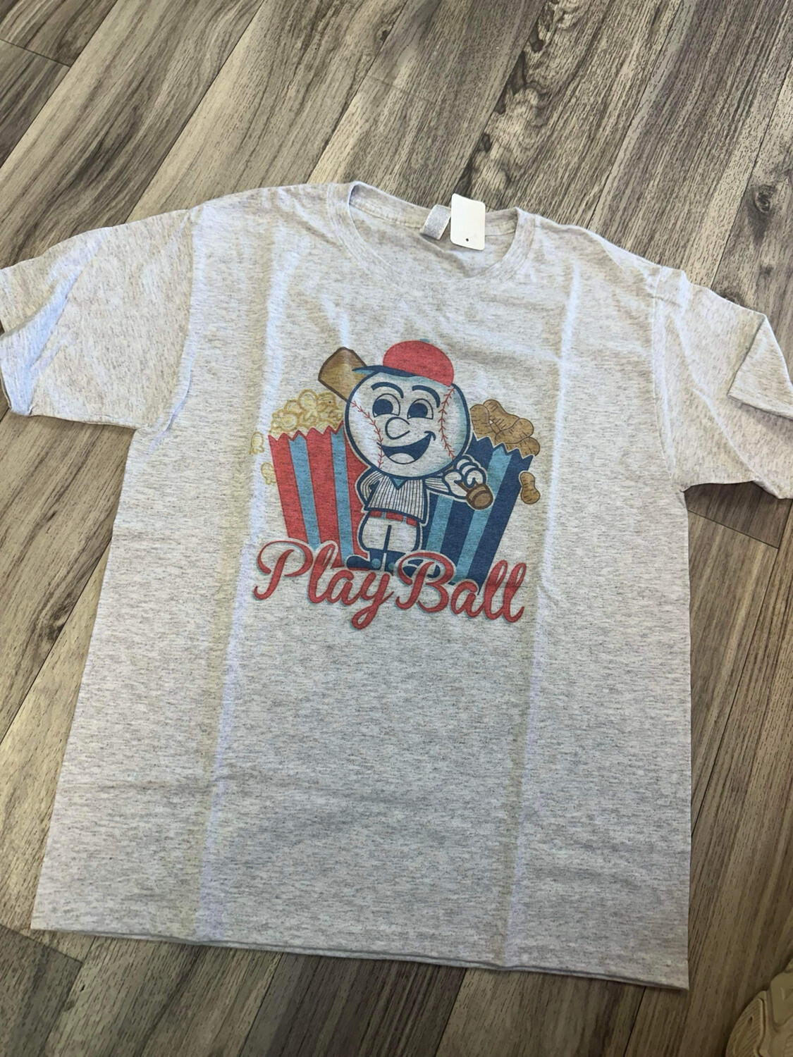 Play ball baseball popcorn