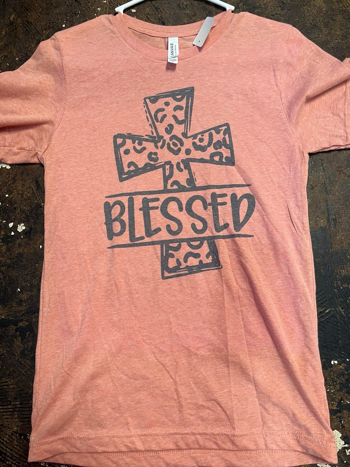 Blessed leopard cross