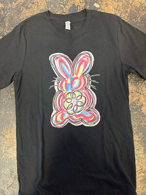 Colorful bunny transfer