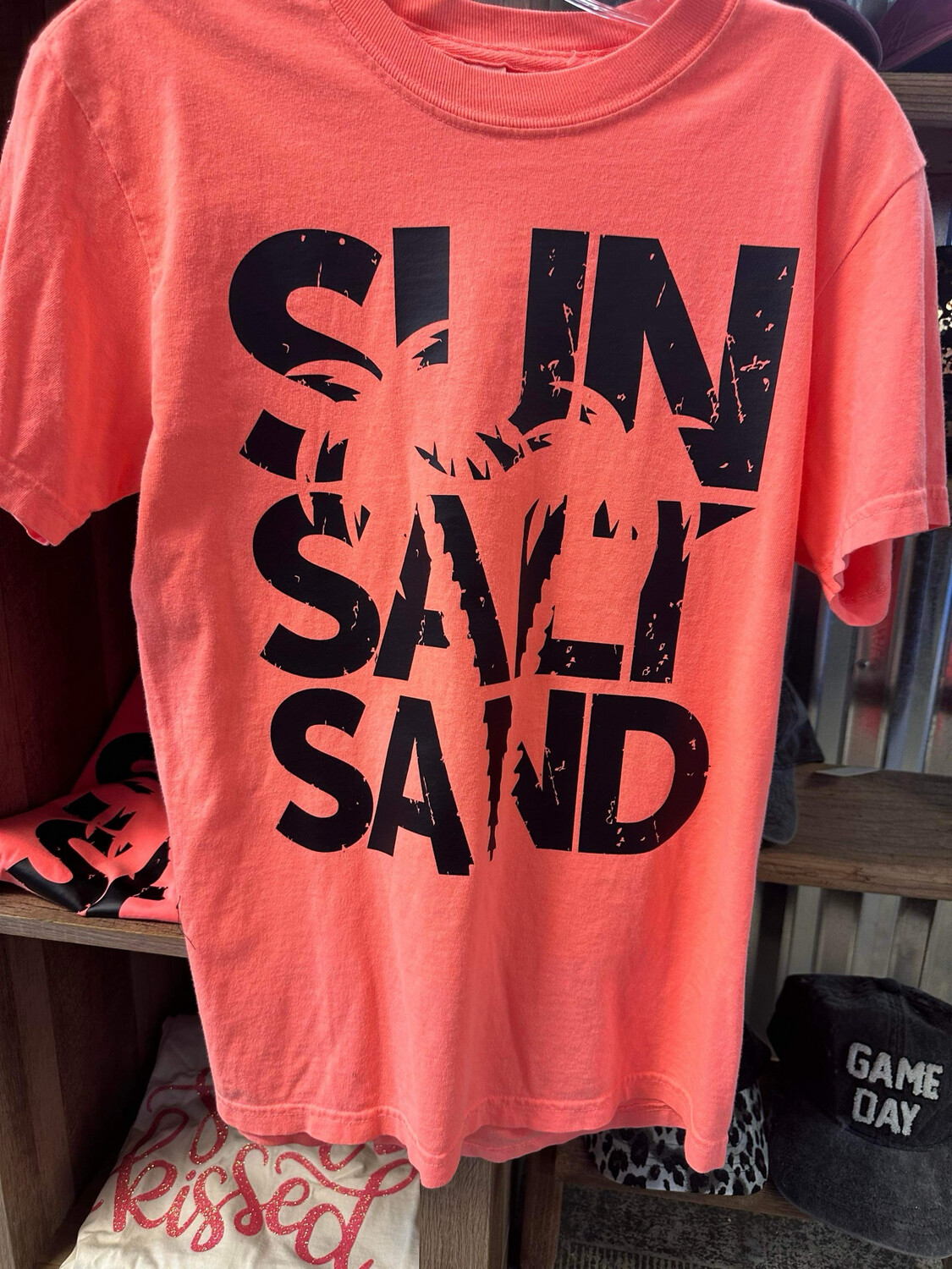 Sun salty sand transfer