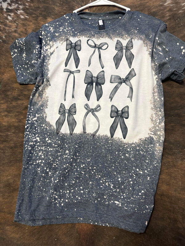 9 bows bleached