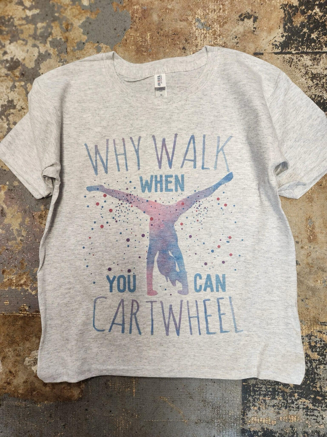 Why walk when you can cartwheel