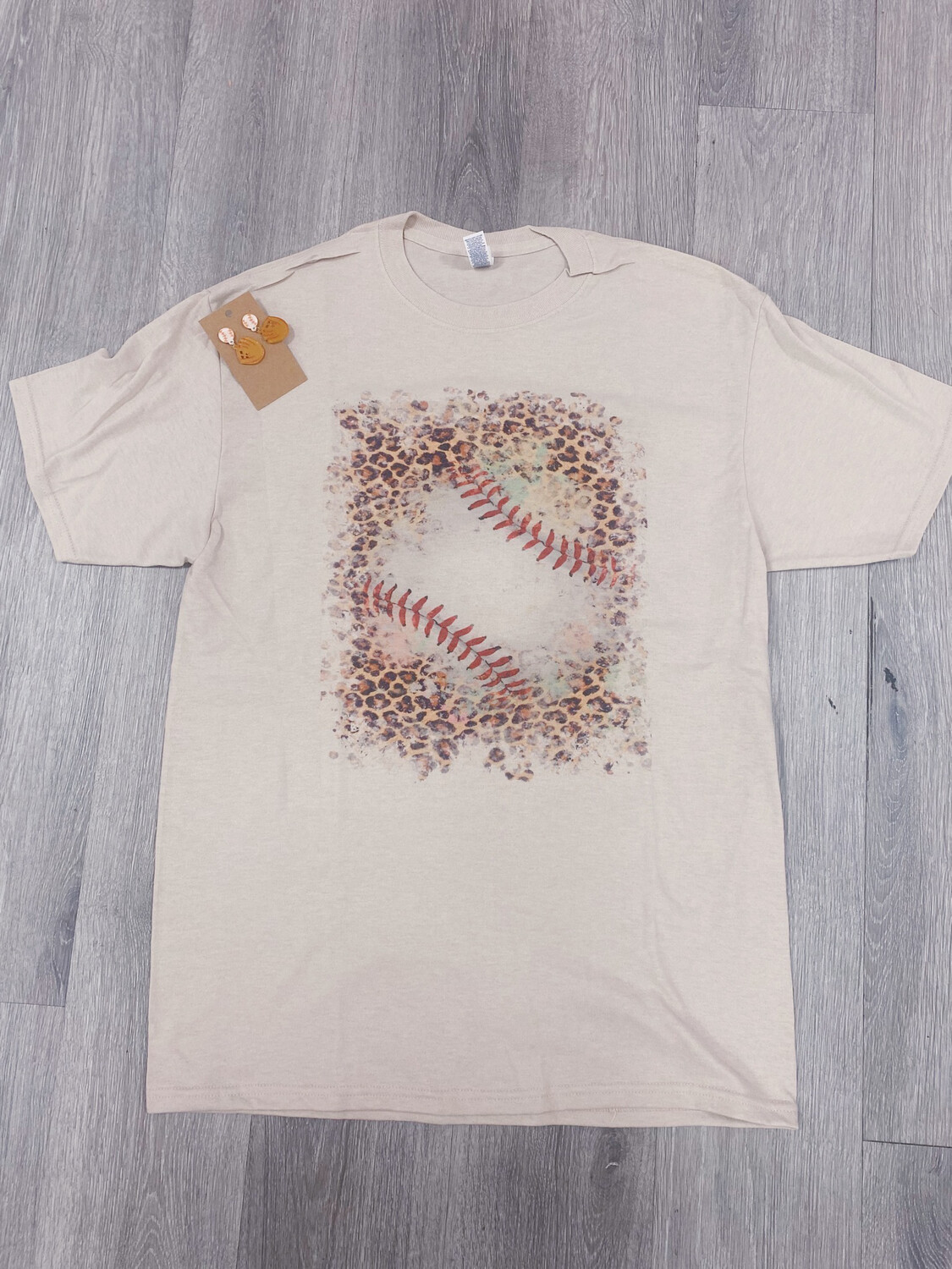 Cheetah Baseball Tee