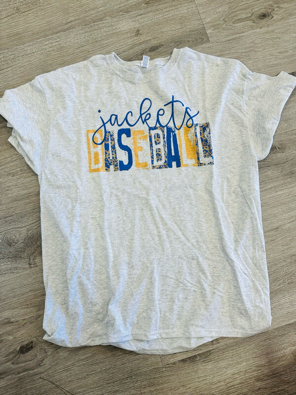 Baseball/softball box letters