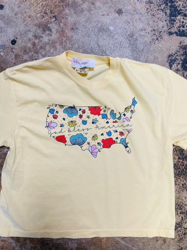 God bless america map transfer