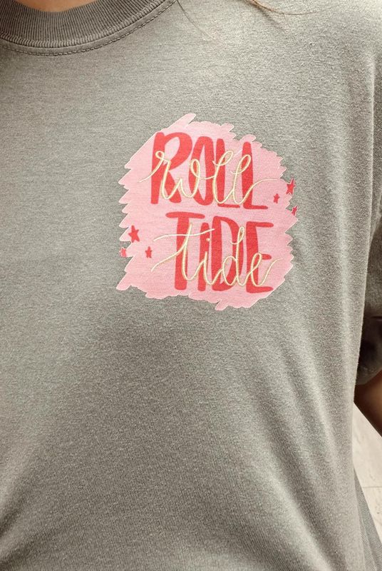 Roll Tide Tuscaloosa Transfer Front And Back