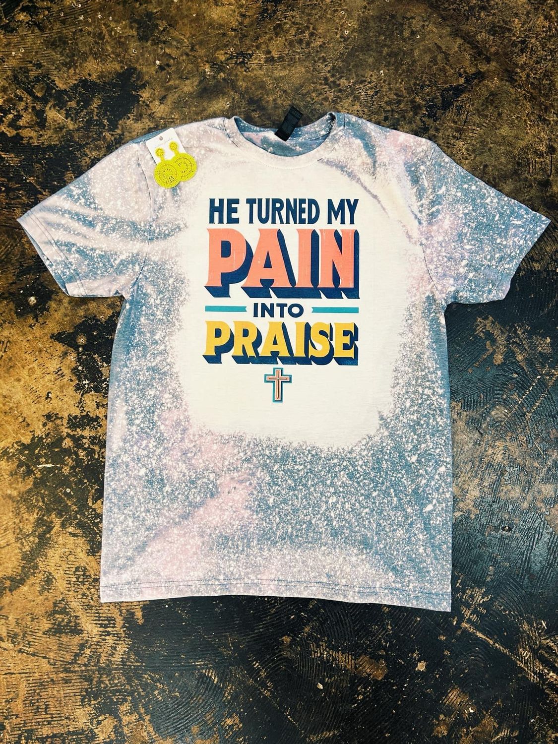 He Turned My Pain Into Praise Bleached