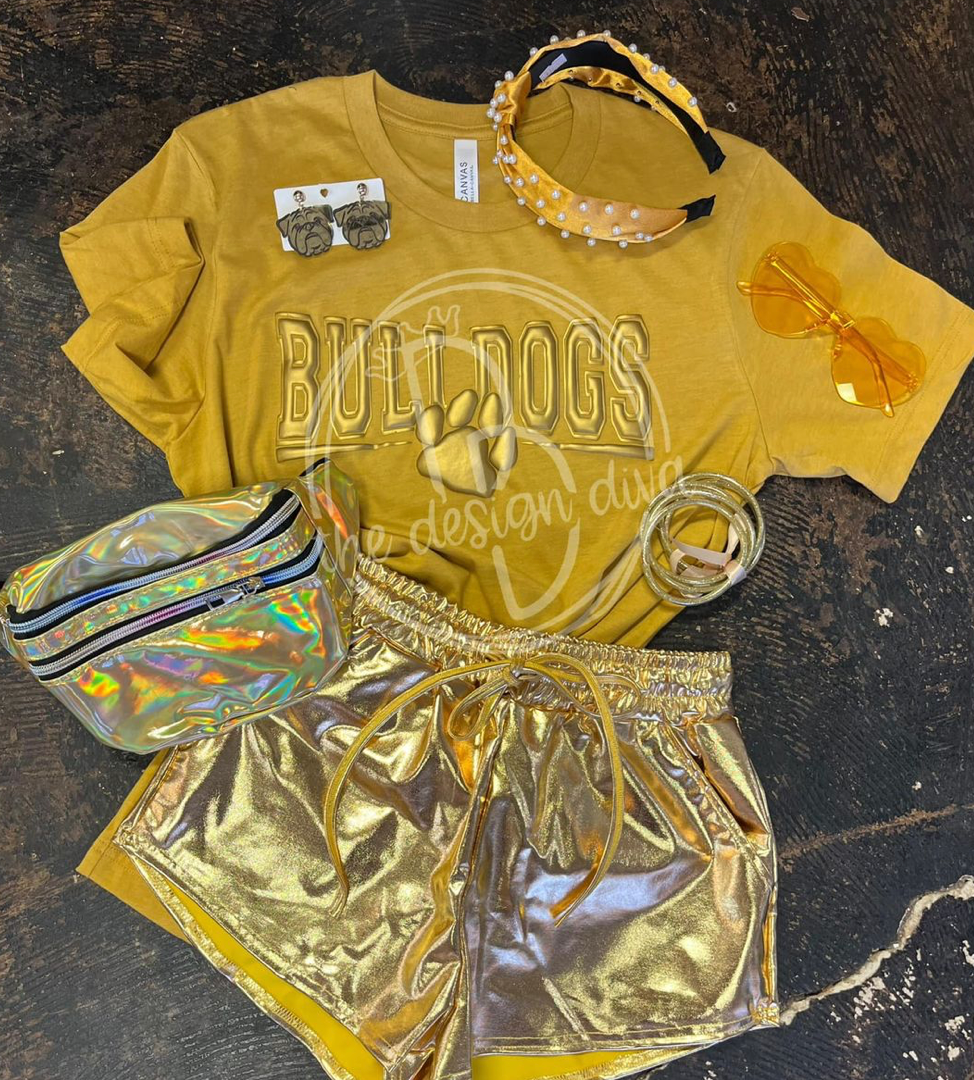 GOLD OUT Bulldogs puff