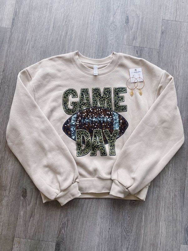 game day glitter transfer