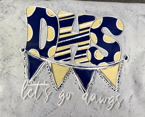 DHS Banner Lets Go Dawgs!