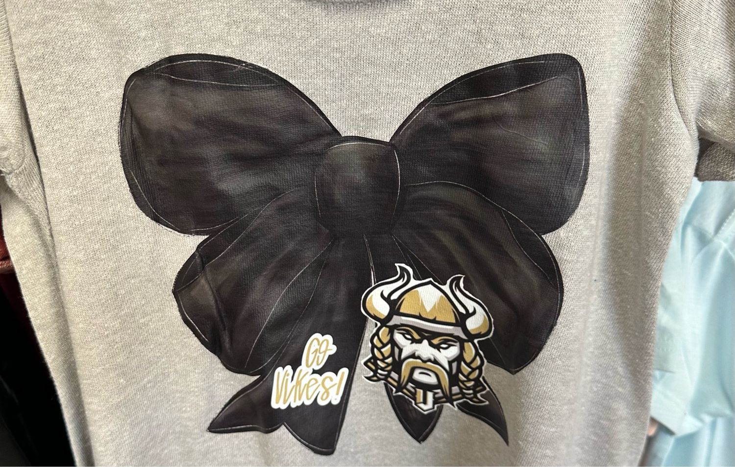 Go Vikes Bow Transfer