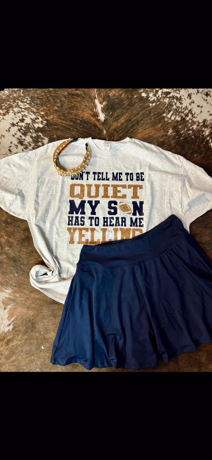 don&#39;t tell me to be quiet vinyl tee