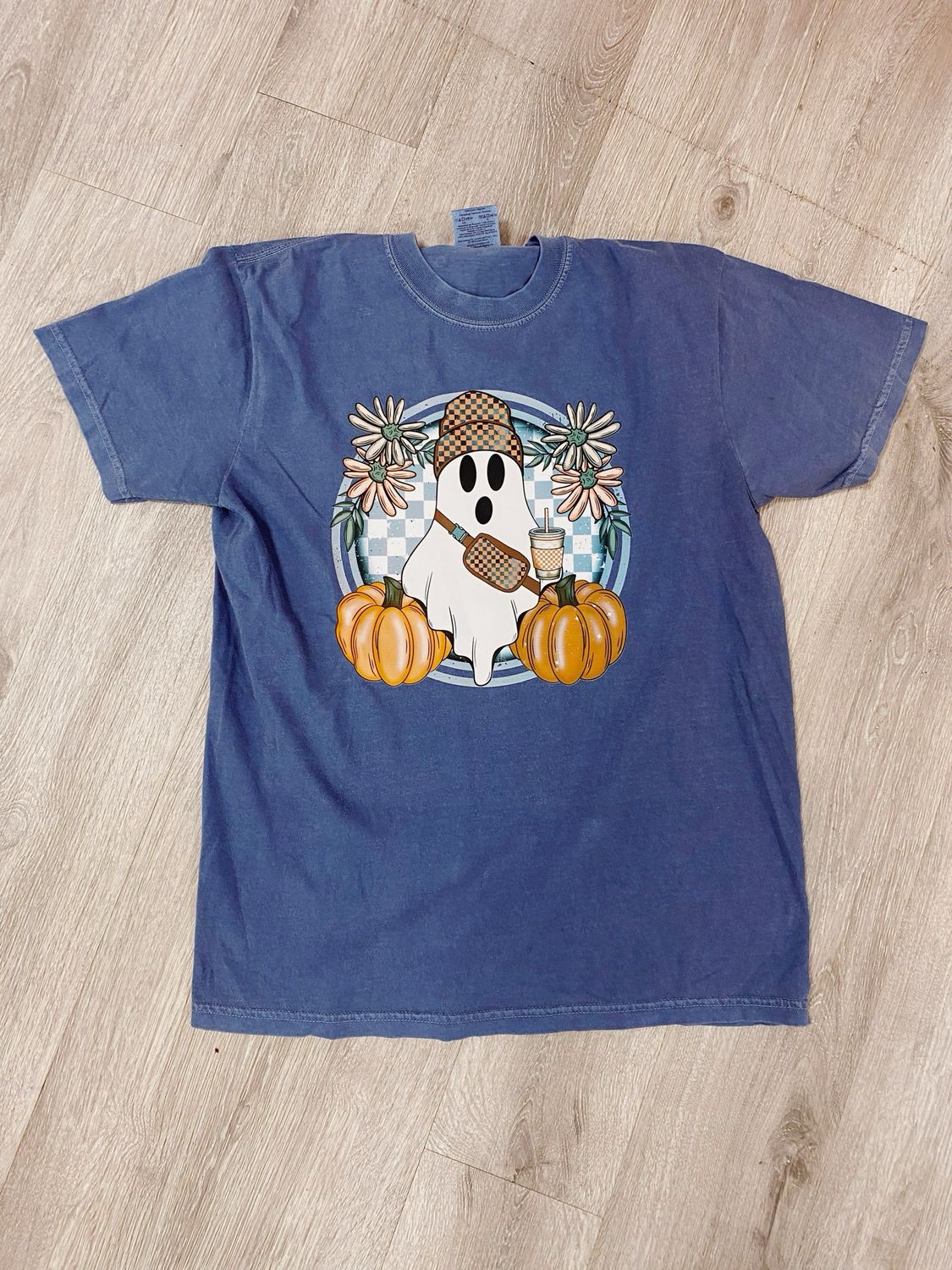 ghost with coffee and fanny pack transfer