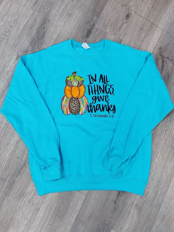 in all things, give thanks transfer