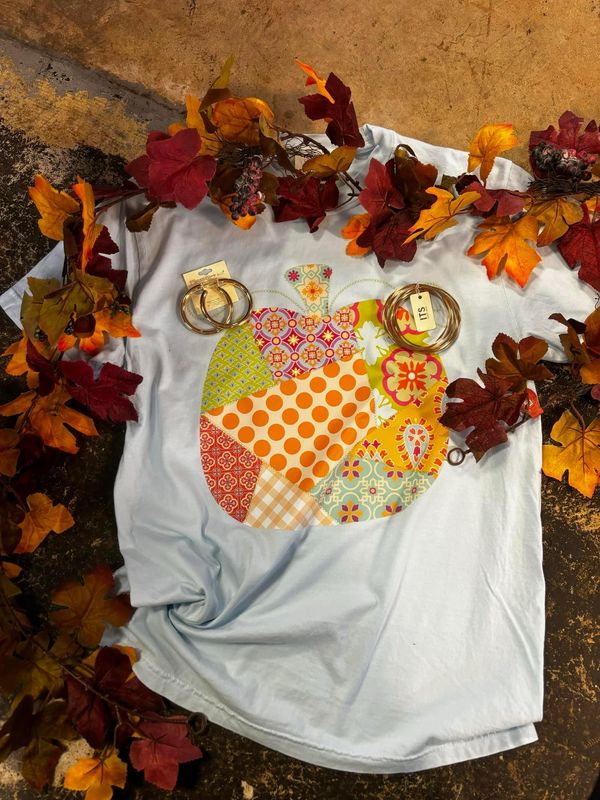 Patchwork Pumpkin Transfer