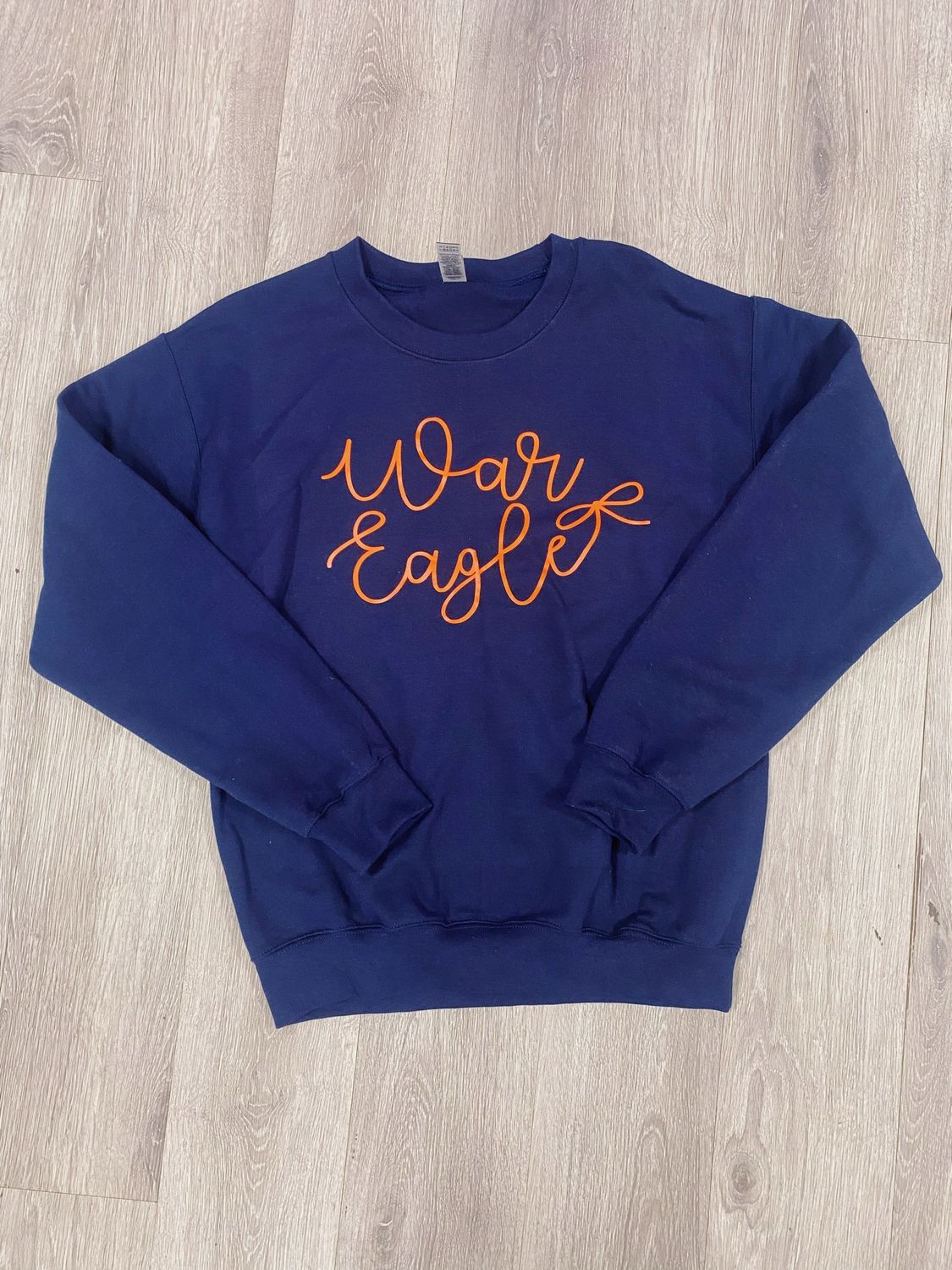 roll tide/ war eagle cursive bow