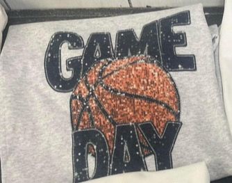 game day sequin basketball
