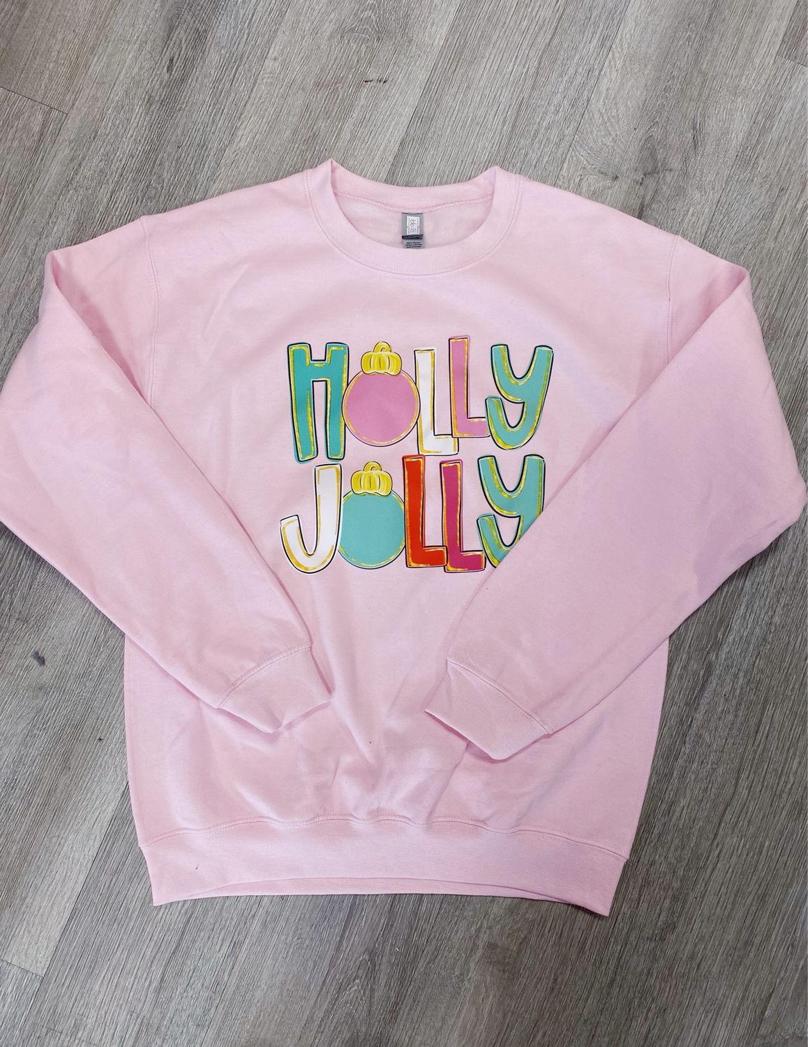 holly jolly ornament transfer