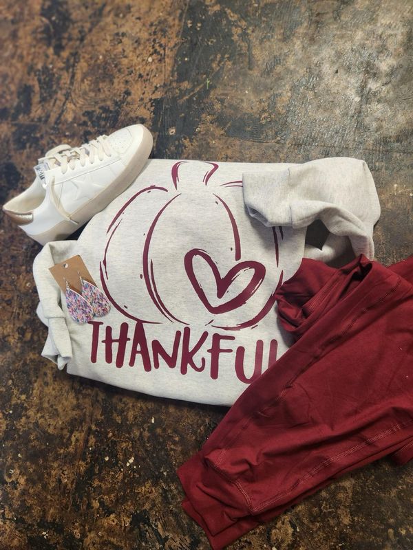 thankful pumpkin heart