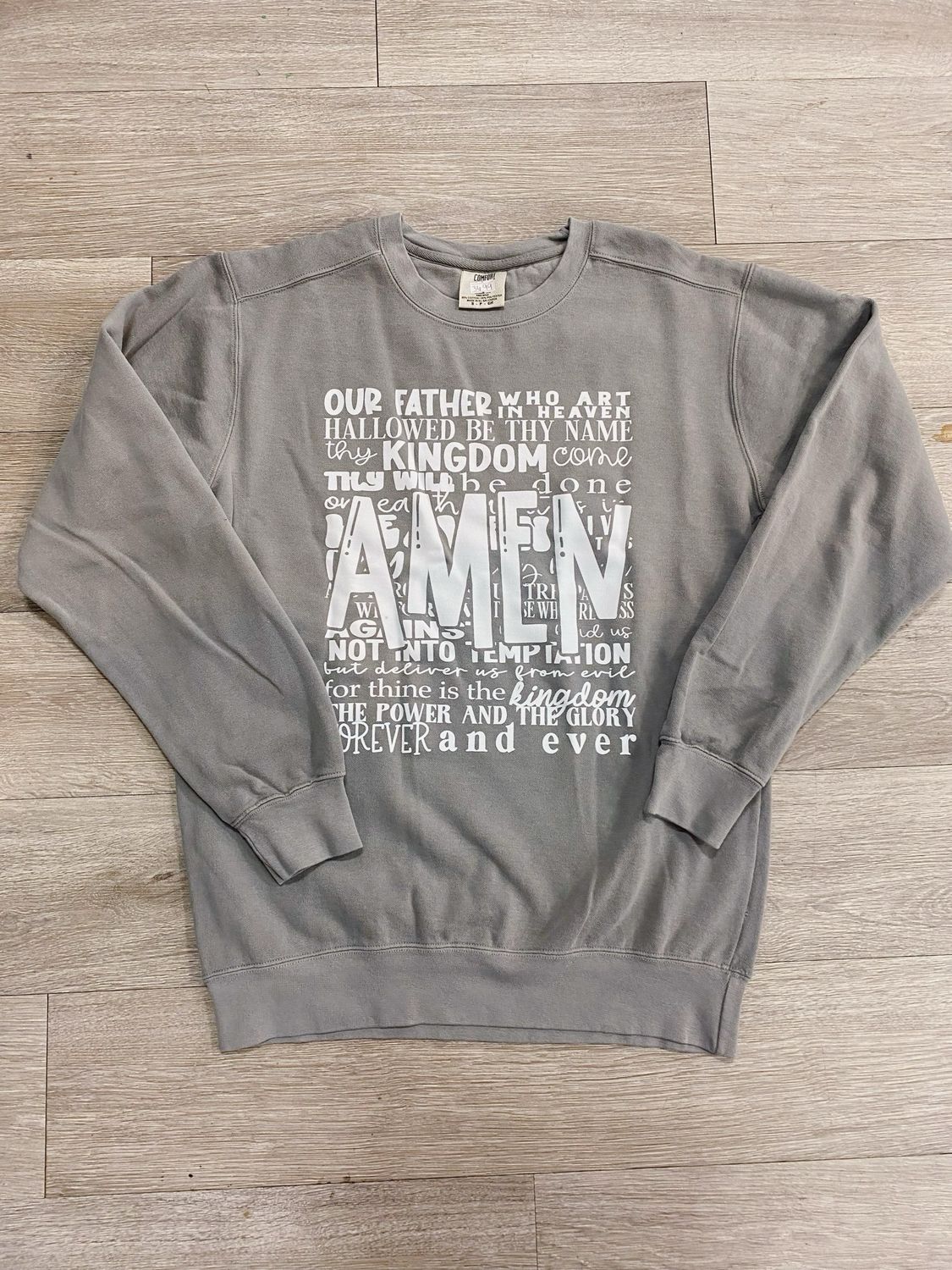 the Lord&#39;s Prayer AMEN transfer