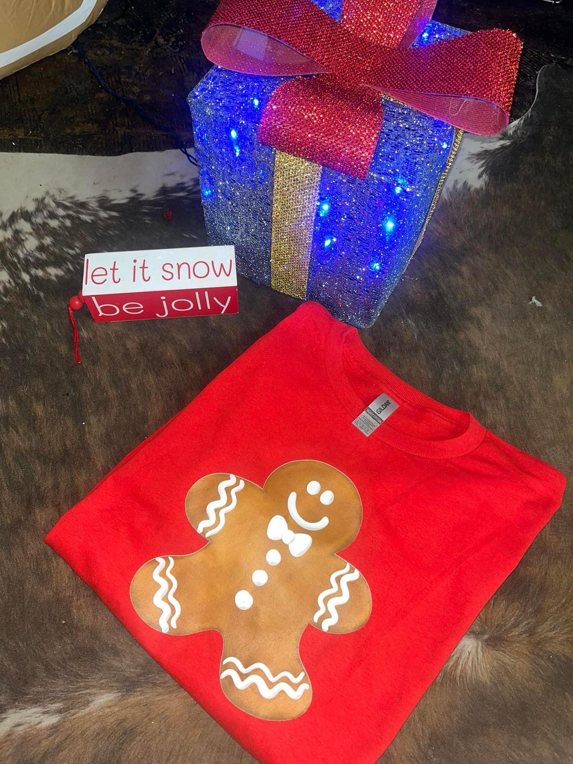 gingerbread man transfer