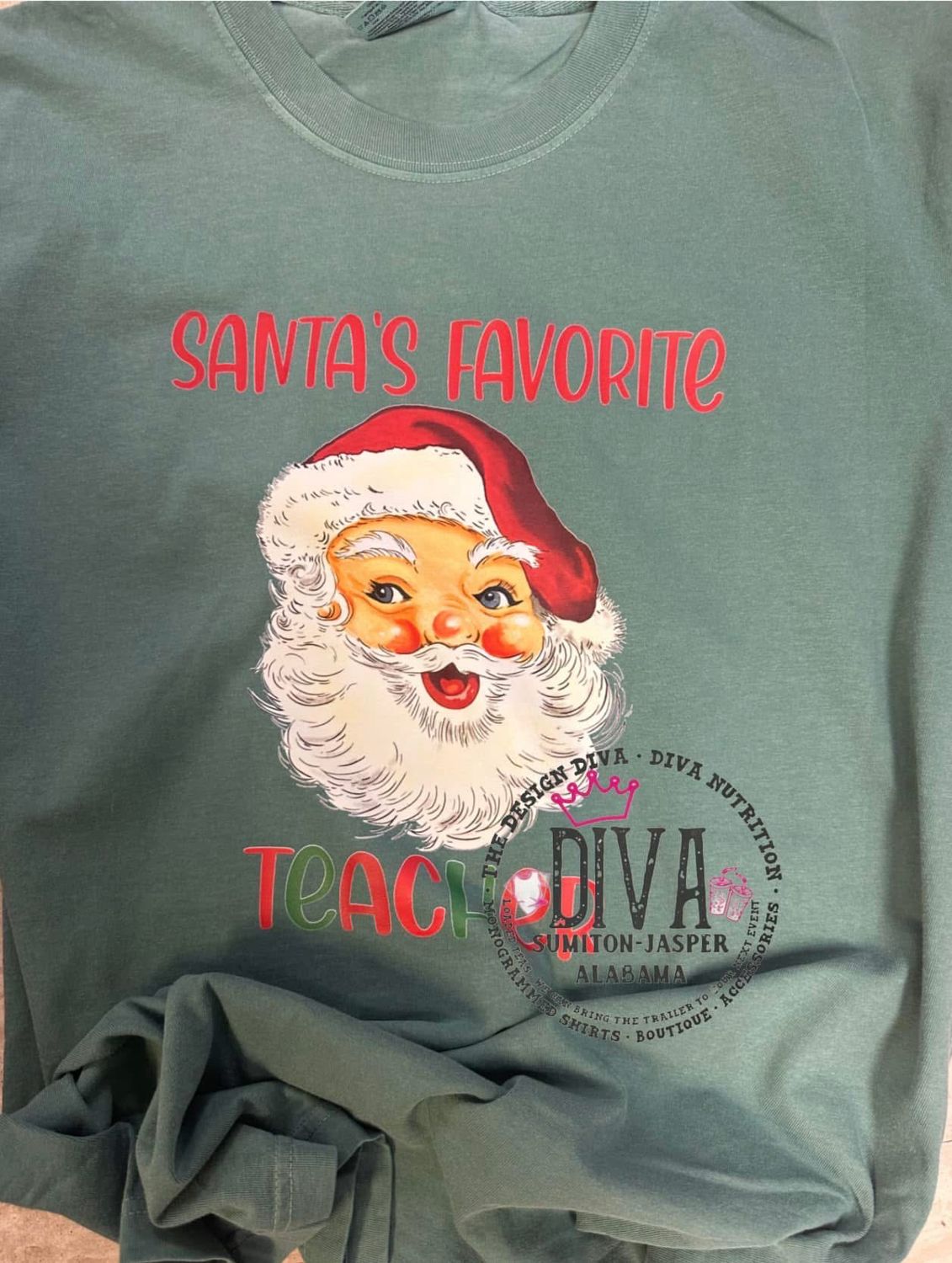 santa&#39;s favorite teacher transfer
