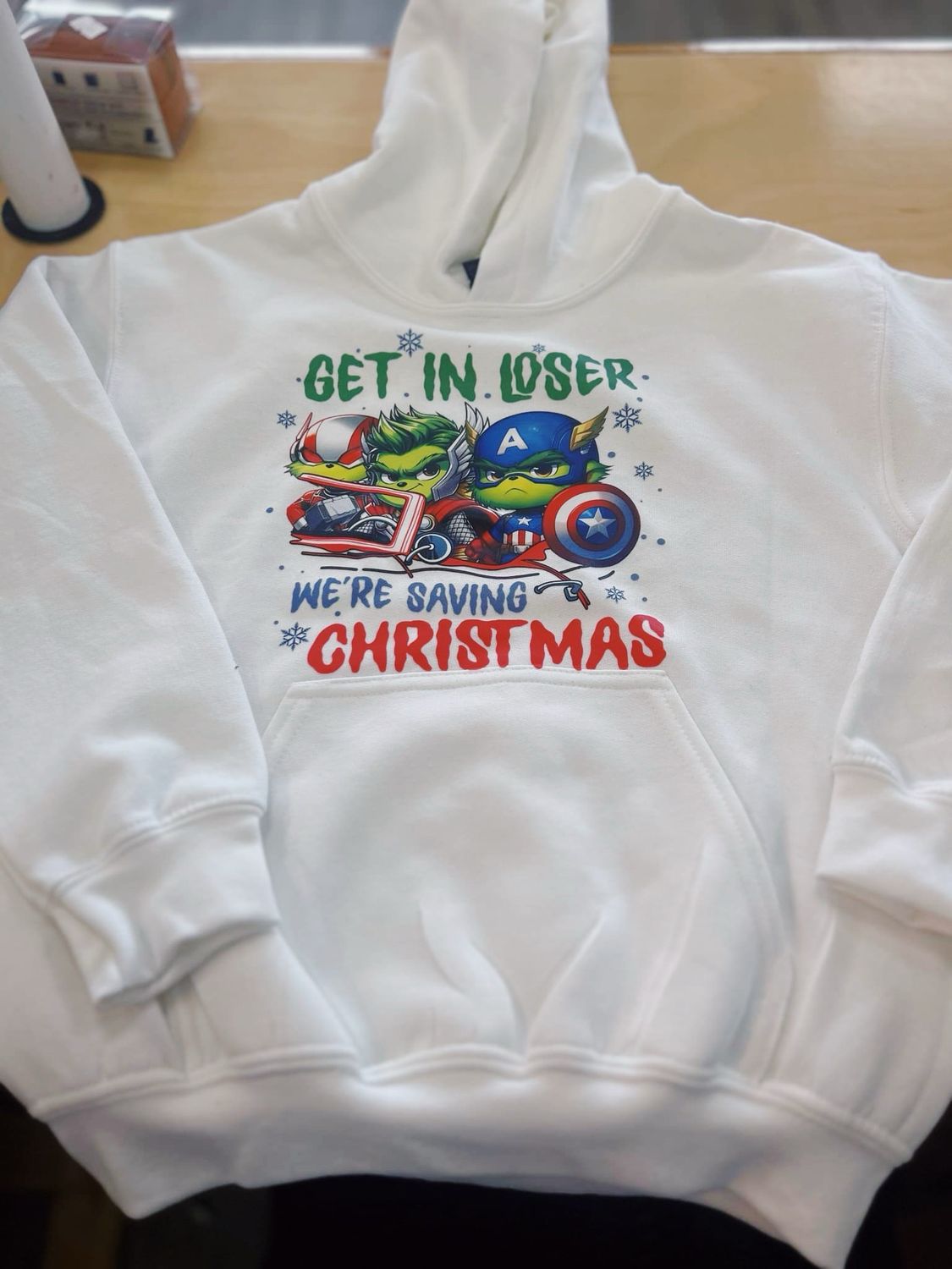 get in loser we&#39;re saving Christmas youth transfer