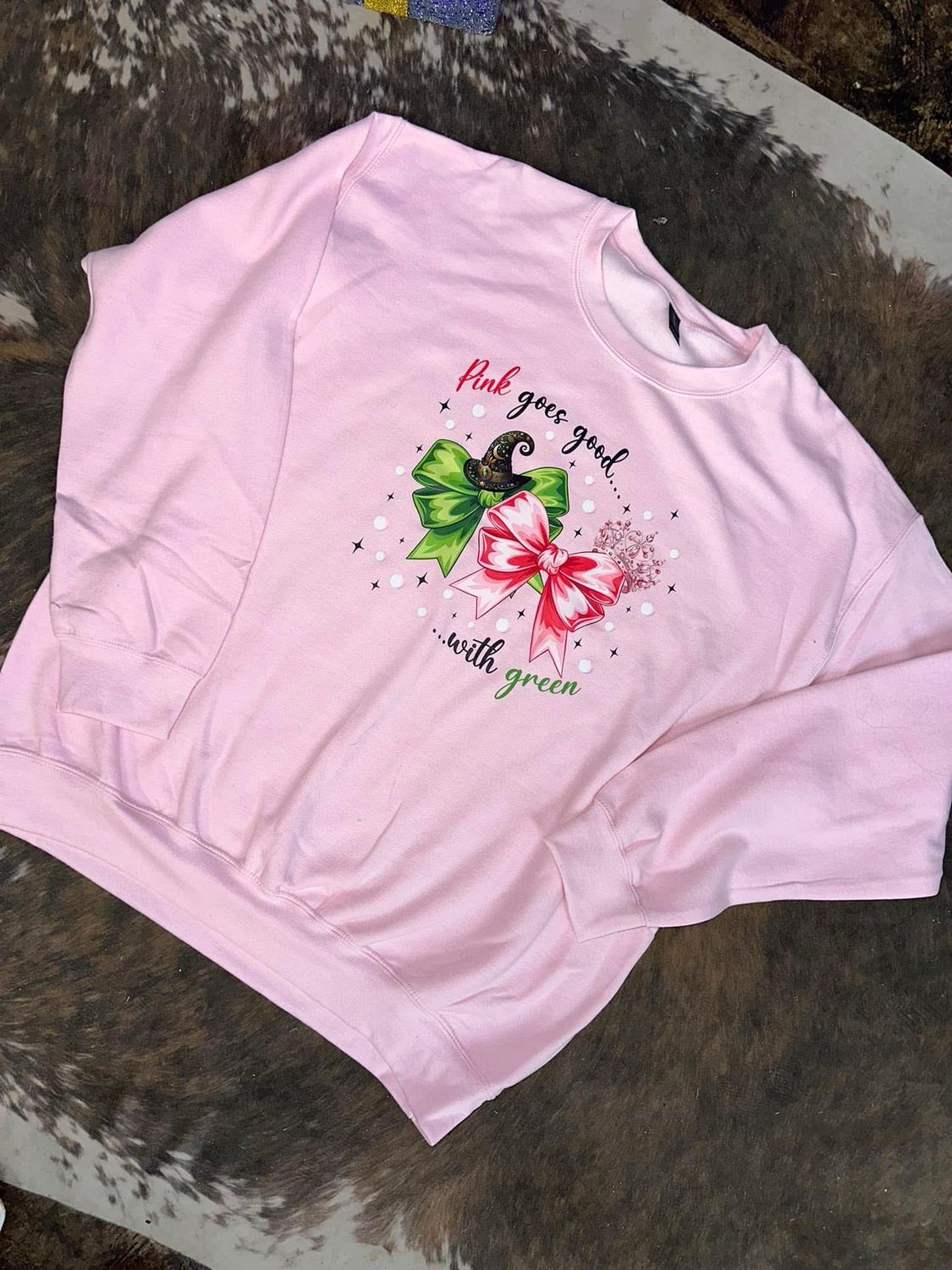 pink goes good with green wicked transfer