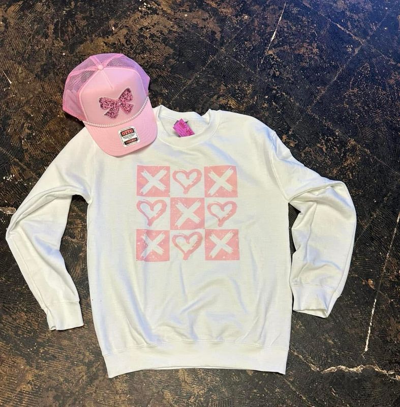 tic tac toe heart transfer