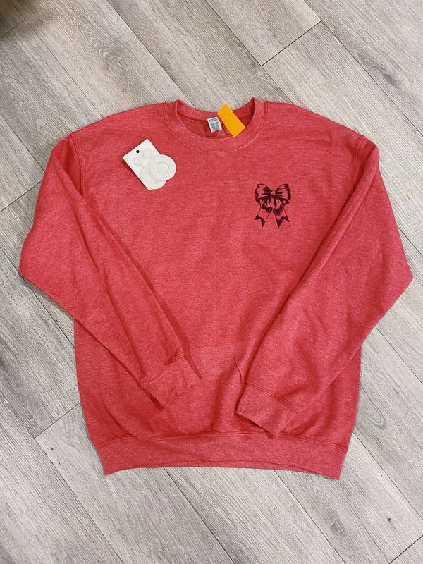 front and back love bow