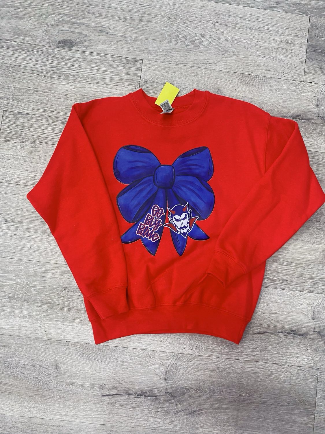 go big blue cordova bow transfer