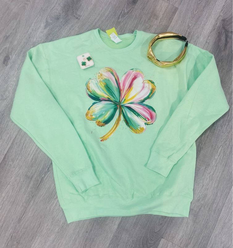 rainbow 4 leaf clover transfer