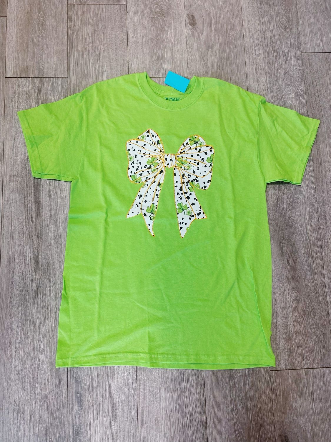 Polka Dot 4 Leaf Clover Transfer