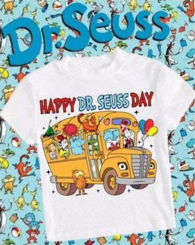 Happy Dr. Suess Day School bus