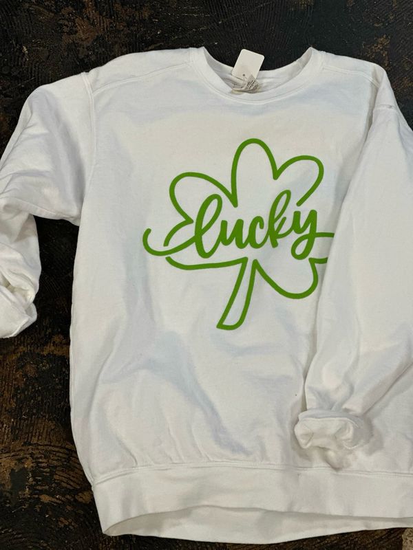 lucky clover puff vinyl