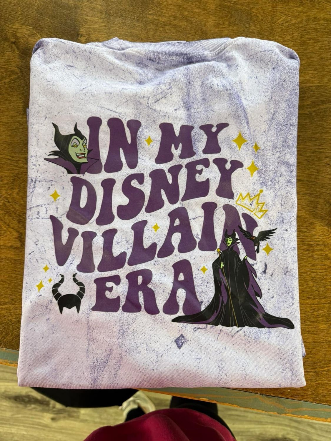 In My Disney Villain Era Front + Back Transfer Stonewash Sweatshirt