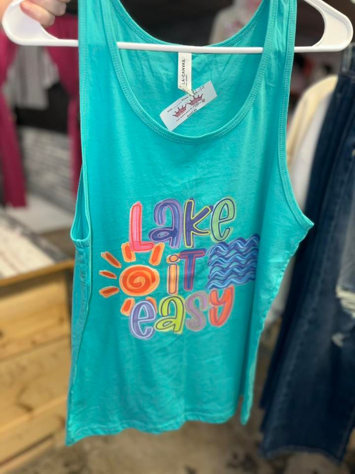 Lake It Easy Tank Top