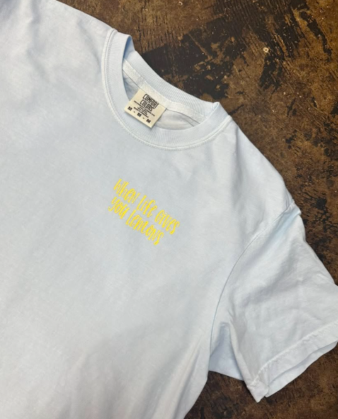 When Life Gives You Lemons, Make Something Sweet with pockets design
