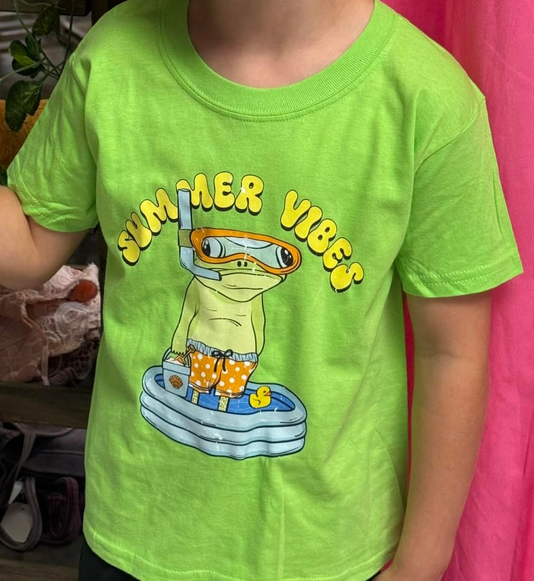 Summer Vibes Snorkel Frog